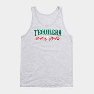 Tequilera - Mezcal - red and green Tank Top